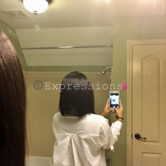 Short Straight Lace Front Bob Wig - Picture 6 of 7